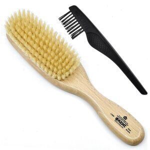 7442 LS9D Satinwood Pure Soft White Bristle Narrow Hair Brush – Boar
